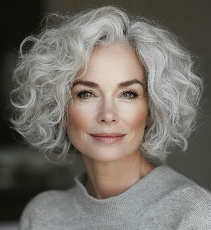 Hot Sale Fashion Curly Hair Toppers for Women with Thinning Hair-Cover Grays, Boost Volume