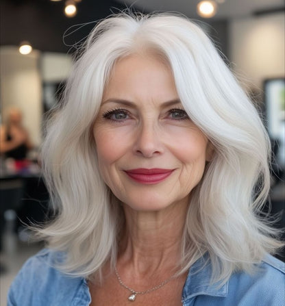2025 New Lightweight&Breathable Wavy Hair Topper For Women With Thinning Hair