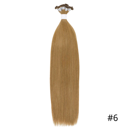 Best Hair Genius Weft Real Human Hair Brown (#red4)