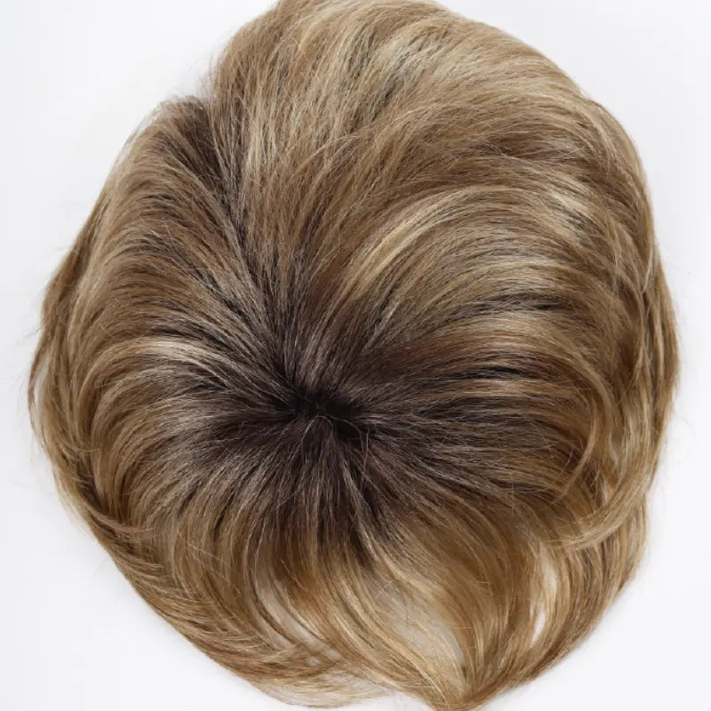 9*9cm Base Silver Full Hand tied Mono Base 100% Virgin Remy Hair Topper - VIVACROWN