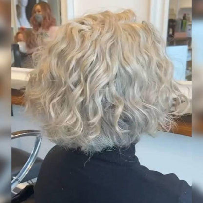 Hot Sale Fashion Curly Hair Toppers for Women with Thinning Hair-Cover Grays, Boost Volume