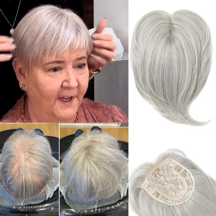 Best Small Base Short Pixie Cut Remy Human Hairpieces for Thinning Hair 我的商店