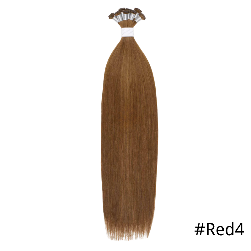 Hand Tied Weft Sew In Hair Extensions Color #18