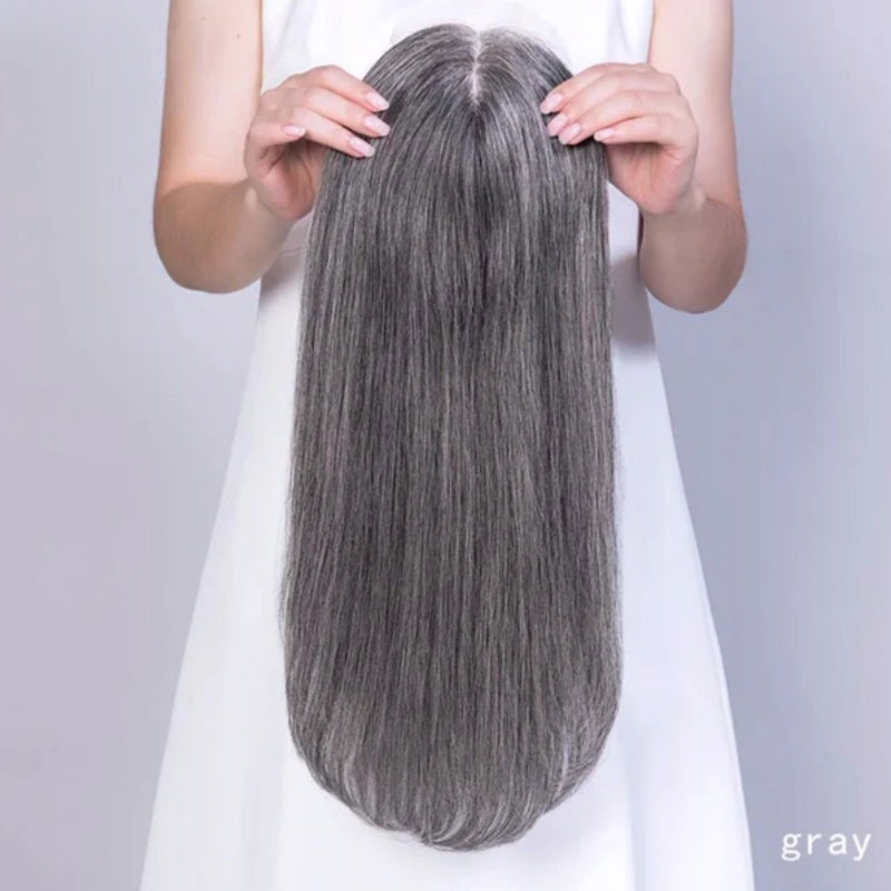 10*12cm Virgin Remy Human Hair Topper for Women VIVACROWN Hair Topper