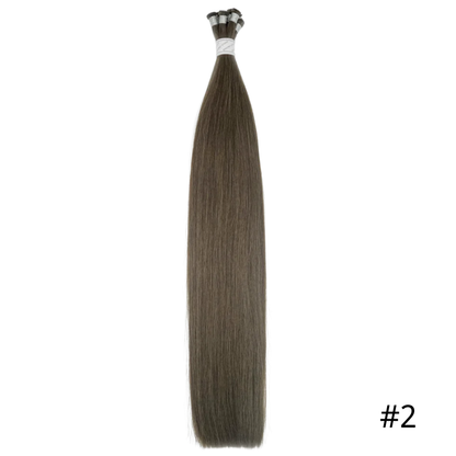 Hand Tied Weft Sew In Hair Extensions Color #18