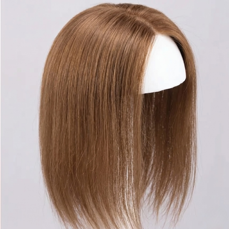 9*14CM Short Natural Women Hair Topper Cover and Add Hair Volume for Thinning Hair
