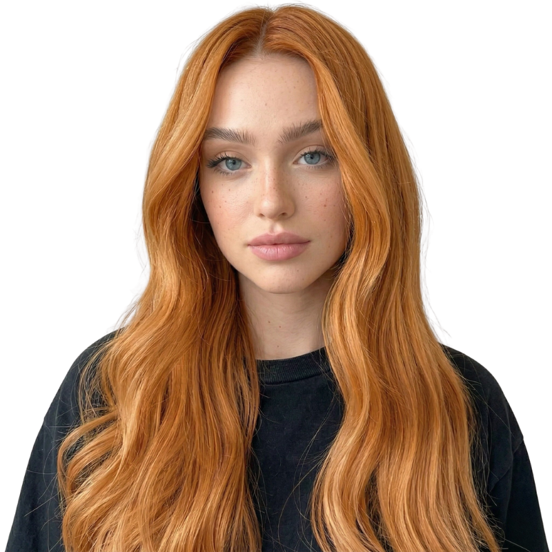 Genius Weft Hair Extensions Copper Red #33
