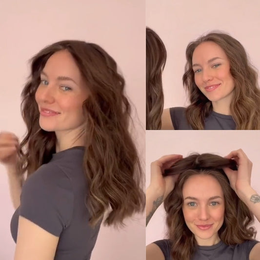🔥2025 ホットセール ナチュラルウェーブヘアトッパー 薄毛に悩む女性に最適