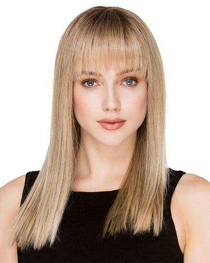2025年 薄毛対策に！前髪付きストレートヘア用トッパー