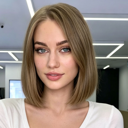 Instant Hair Thickening Crown Topper – Pre-Styled Invisible Topper