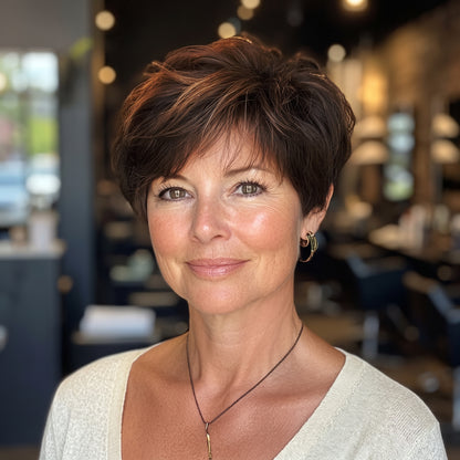Classic Straight Pixie Hair Topper – Instant Fullness for Thinning Crowns