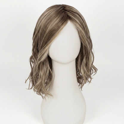 Seamless Wavy Topper for Thinning Hair – Instantly Volume-Boosting Crown Piece