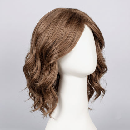 Seamless Wavy Topper for Thinning Hair – Instantly Volume-Boosting Crown Piece