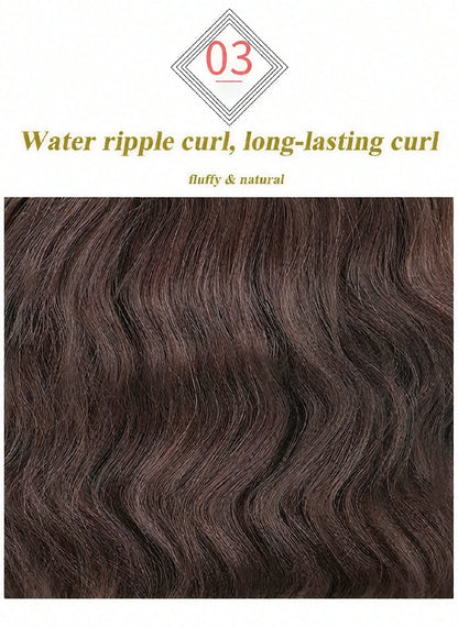 Bouncy Curly Hair Topper for Thinning Hair | Clip-in Crown Coverage Hairpiece for Women