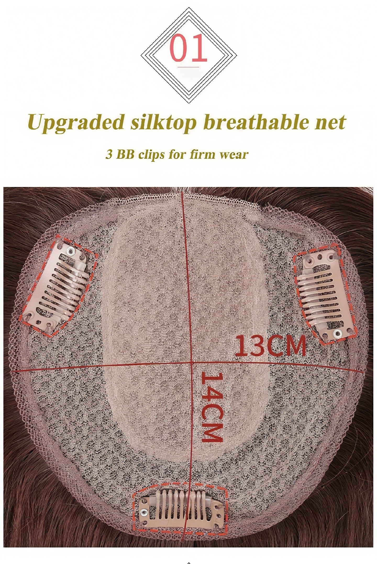 Bouncy Curly Hair Topper for Thinning Hair | Clip-in Crown Coverage Hairpiece for Women