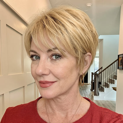 Breathable Short Hair Topper For Women - Effortless Beauty, Instantly