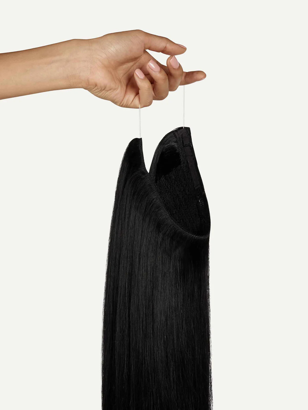 100%Human Halo Hair Extension Natural Hidden Wire