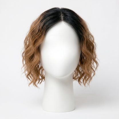 Premium Curly Mono Base Hair Toppers Human Hair for Women