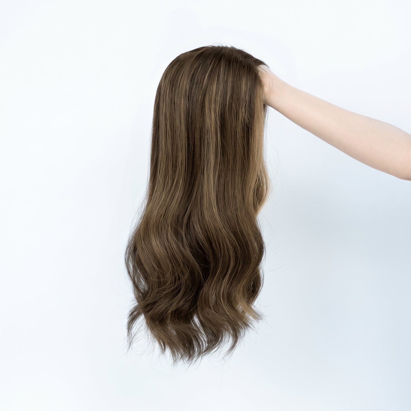 7"x8" Hand-Tied Mono Base Real Human Hair Topper | Seamless Lace Front, Lightweight & Realistic Density for Women