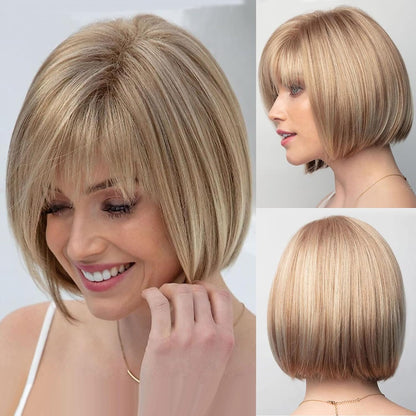 通気性と快適性に優れた女性用前髪付きヘアトッパー