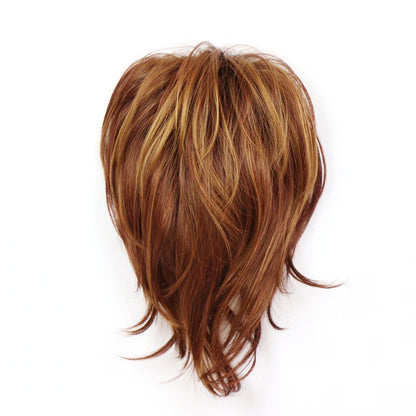 〖2つ買うと1つ無料〗ナチュラルストレート高品質レースベースブリーズルヘアトッパー前髪なし