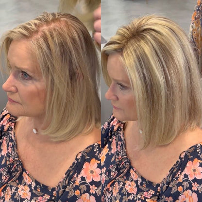 Hot Sale Breathable Straight Hair Topper-For Natural Coverage of Thinning Hair