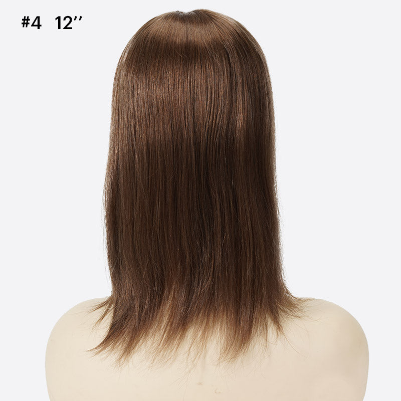Natural Silk Base Hair Topper – Seamless Crown Volume & Root Coverage
