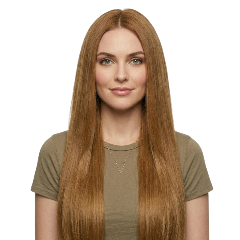 Genius Weft Hair Extensions Copper Red #33