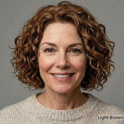 Premium Curly Mono Base Hair Toppers Human Hair for Women - VIVACROWN