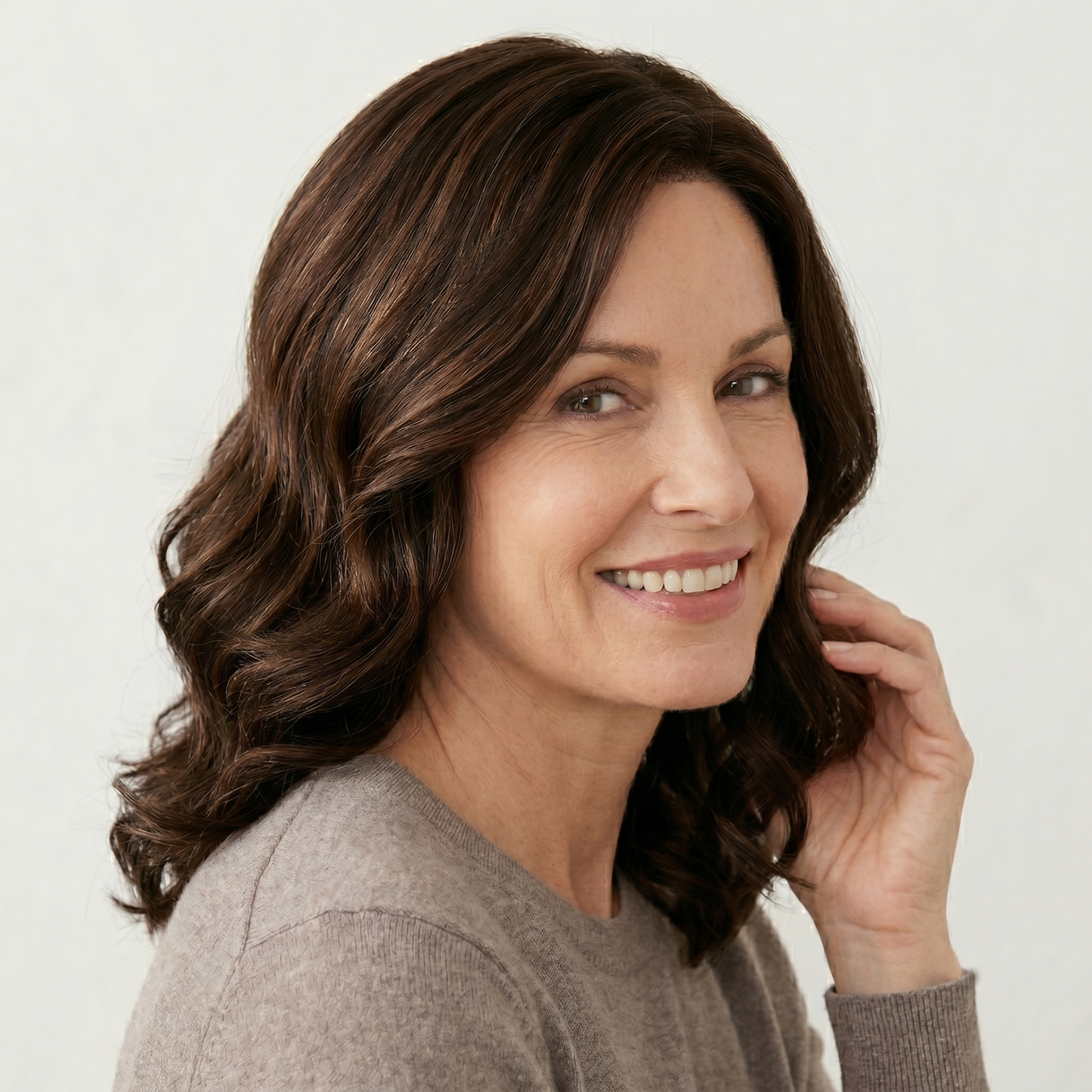 Luxury Wavy Hair Topper For Women — Seamless Crown Coverage