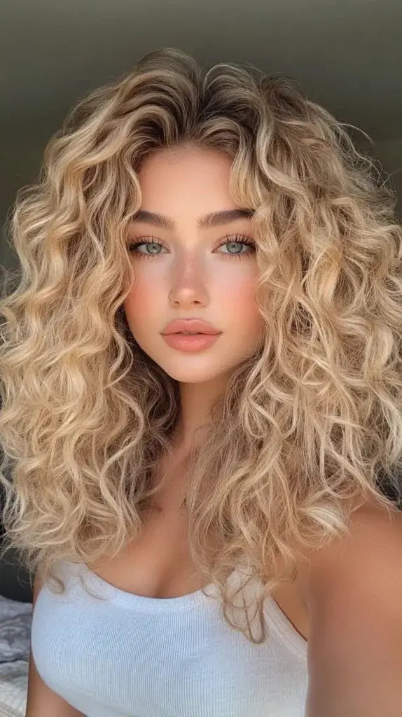 2025 New Curly Hair Toppers for Women with Thinning Hair-Cover Grays, Boost Volume - VIVACROWN