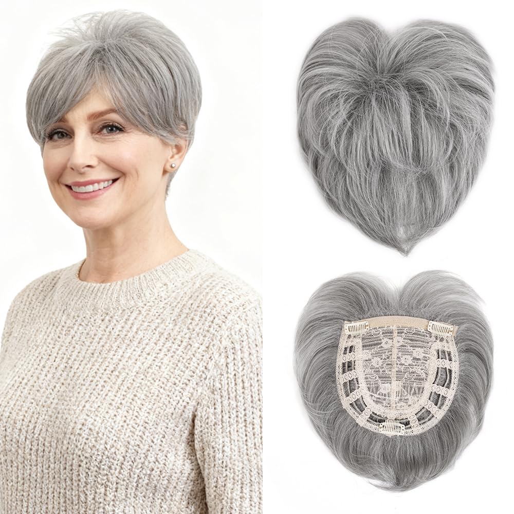 Classic Straight Pixie Hair Topper – Instant Fullness for Thinning Crowns