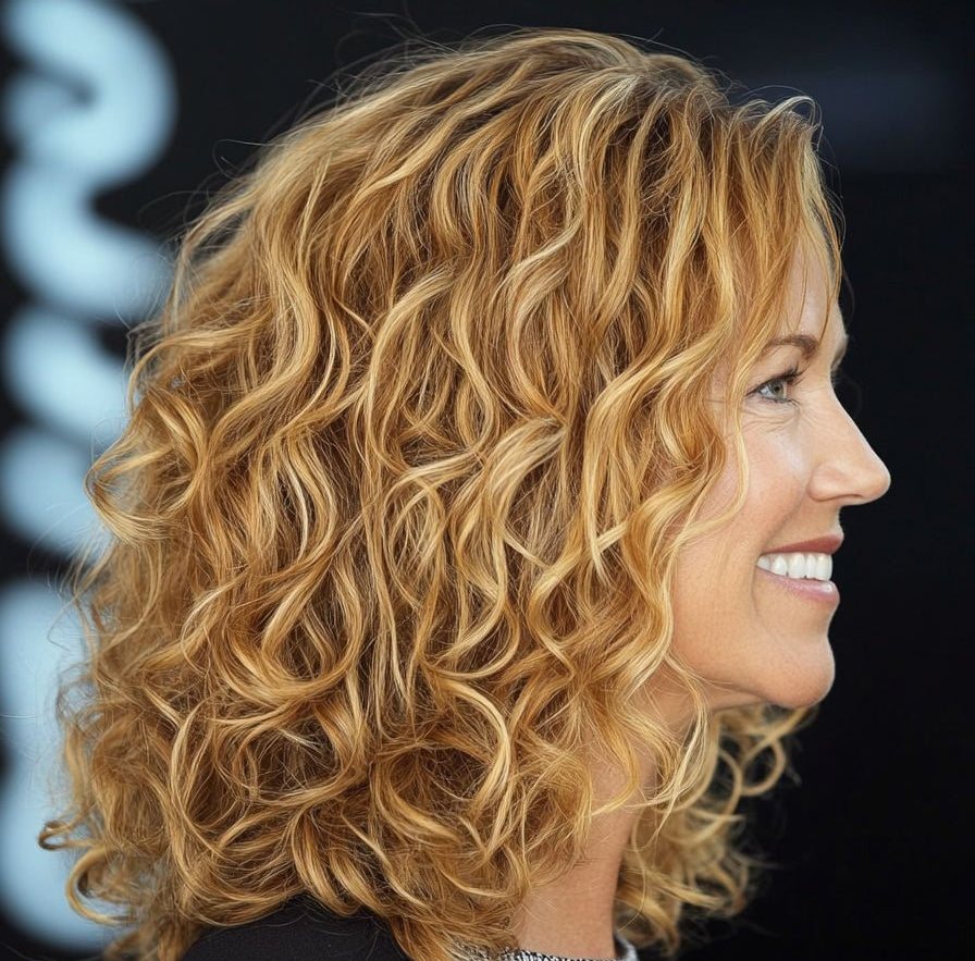 Hot Sale Fashion Curly Hair Toppers for Women with Thinning Hair-Cover Grays, Boost Volume