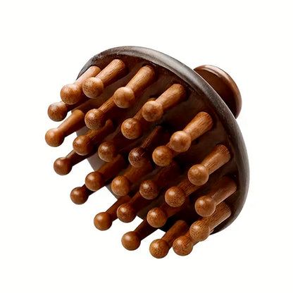 Wooden Massage Wide Teeth Hair  Comb Meridian Scalp Massage Scraping Comb Promotes Hair Growth