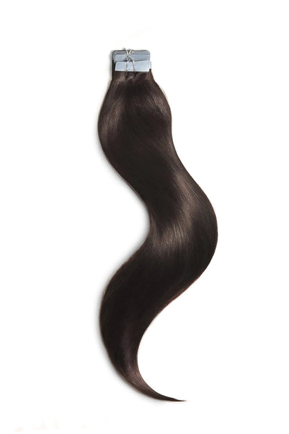 Straight Seamless Invisible High Quality Tape In Human Hair Extensions