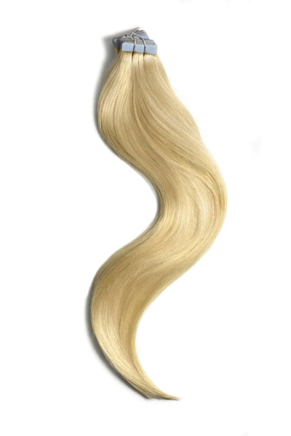 Straight Seamless Invisible High Quality Tape In Human Hair Extensions