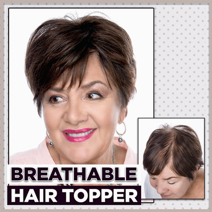 Natural Short Pixie Cut Hair Toppers for Women with Thinning Hair