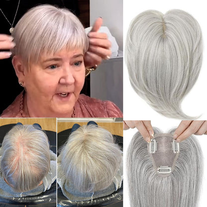 薄毛に最適な、小さめのベースでショート丈のピクシーカットのレミーヘアピース