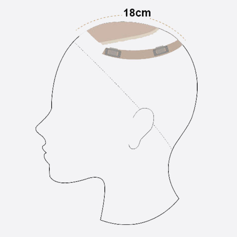 Natural Silk Base Hair Topper – Seamless Crown Volume & Root Coverage