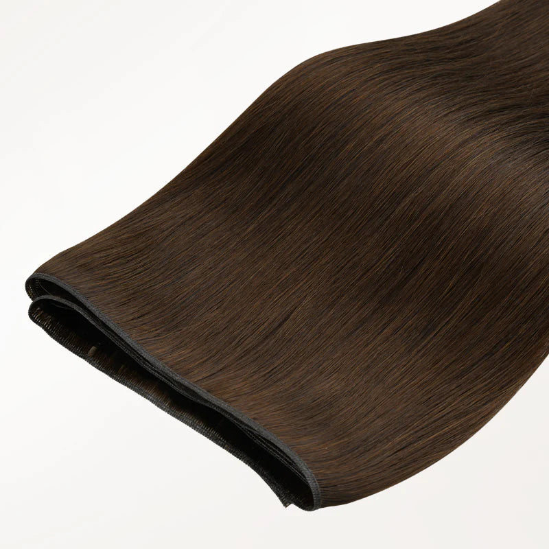 Human Hair Extensions Invisible Genius Weft Black ( #1 )