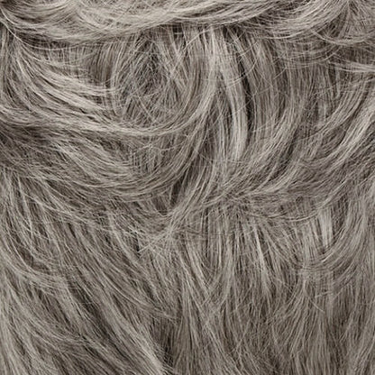 4つのクリップ付きピクシースタイルヘアトッパー/頭頂部のショートヘアピース