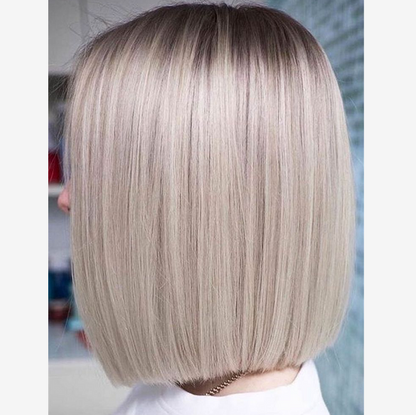 Full Hand-tied Mono Base Hair Topper NO Bangs Clip-in Thick Hairpiece for Women