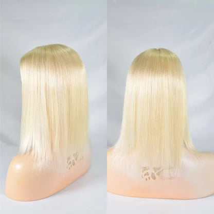 ストレートスタイルのナチュラルヘアトッパー