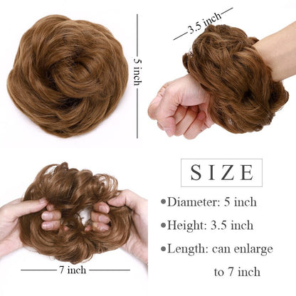 メッシーバンヘアシュシュ エクステンションヘアピース（女性用） 