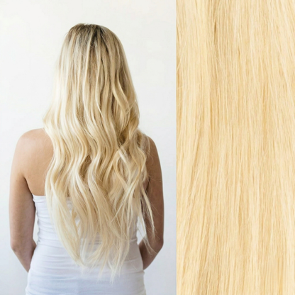 Hand Tied Weft Sew In Hair Extensions Color #18