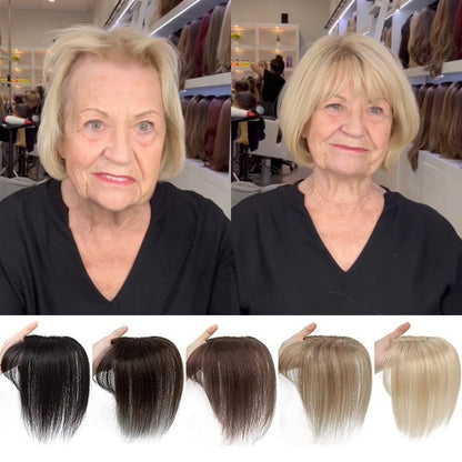🔥The most popular style of 2025 Younger Hair Topper with Bangs