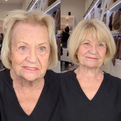 🔥The most popular style of 2025 Younger Hair Topper with Bangs