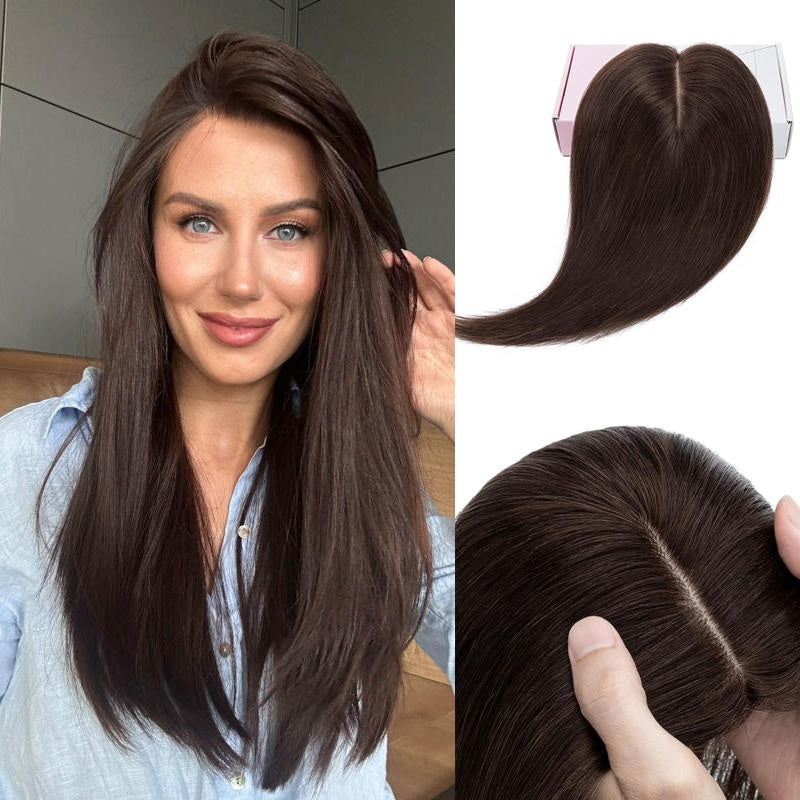 Hot Sale Full Hair Volume Crown Hair Topper For Women With Thinning Hair