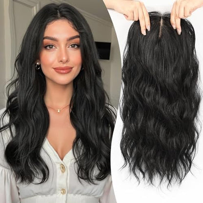 2025 New Lightweight&Breathable Wavy Hair Topper For Women With Thinning Hair