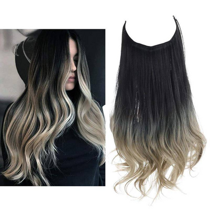 Halo Hair Extensions to Add Hair Volume and Length